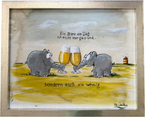 OTTO WAALKES: Ein Bier am Tag ist nicht nur gesund, - ... (ORIGINAL)